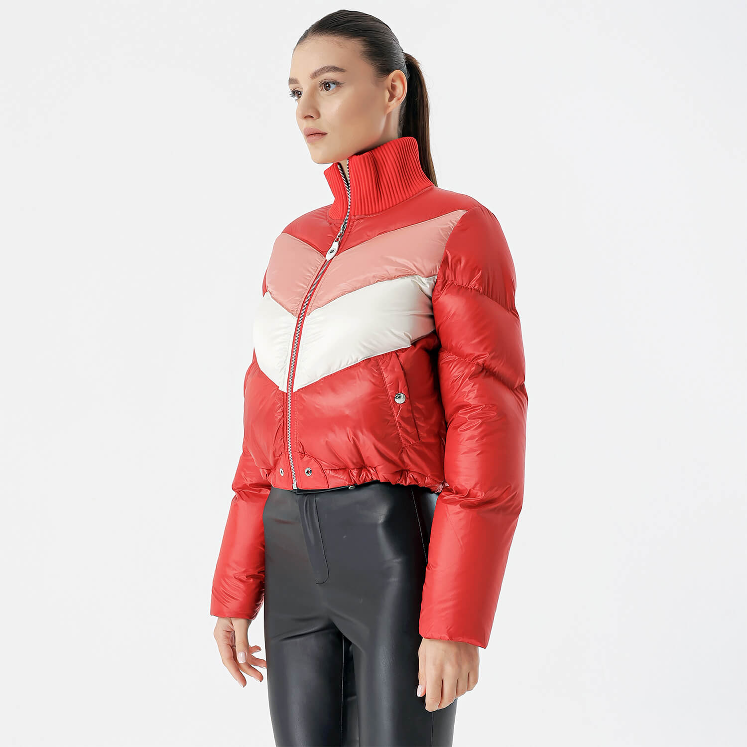 Louis Vuitton - Red&Pink Puffer Jacket